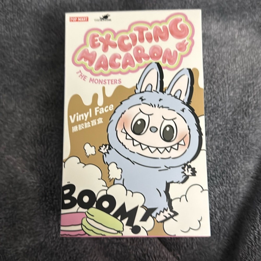 Labubu exciting macaron vinyl face plush new sealed 100% original